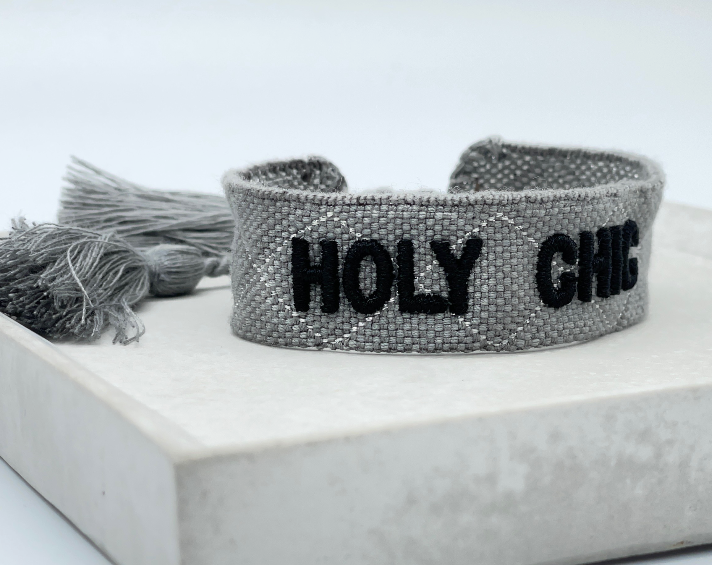Parsley & Pepper HOLY CHIC Embroidered Bracelet