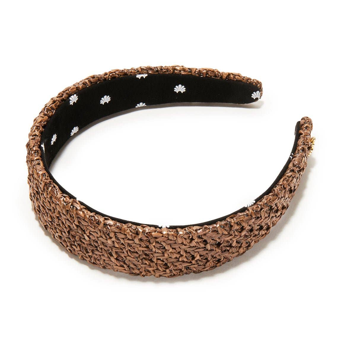 Lele Sadoughi Chocolate Raffia Bessette Headband