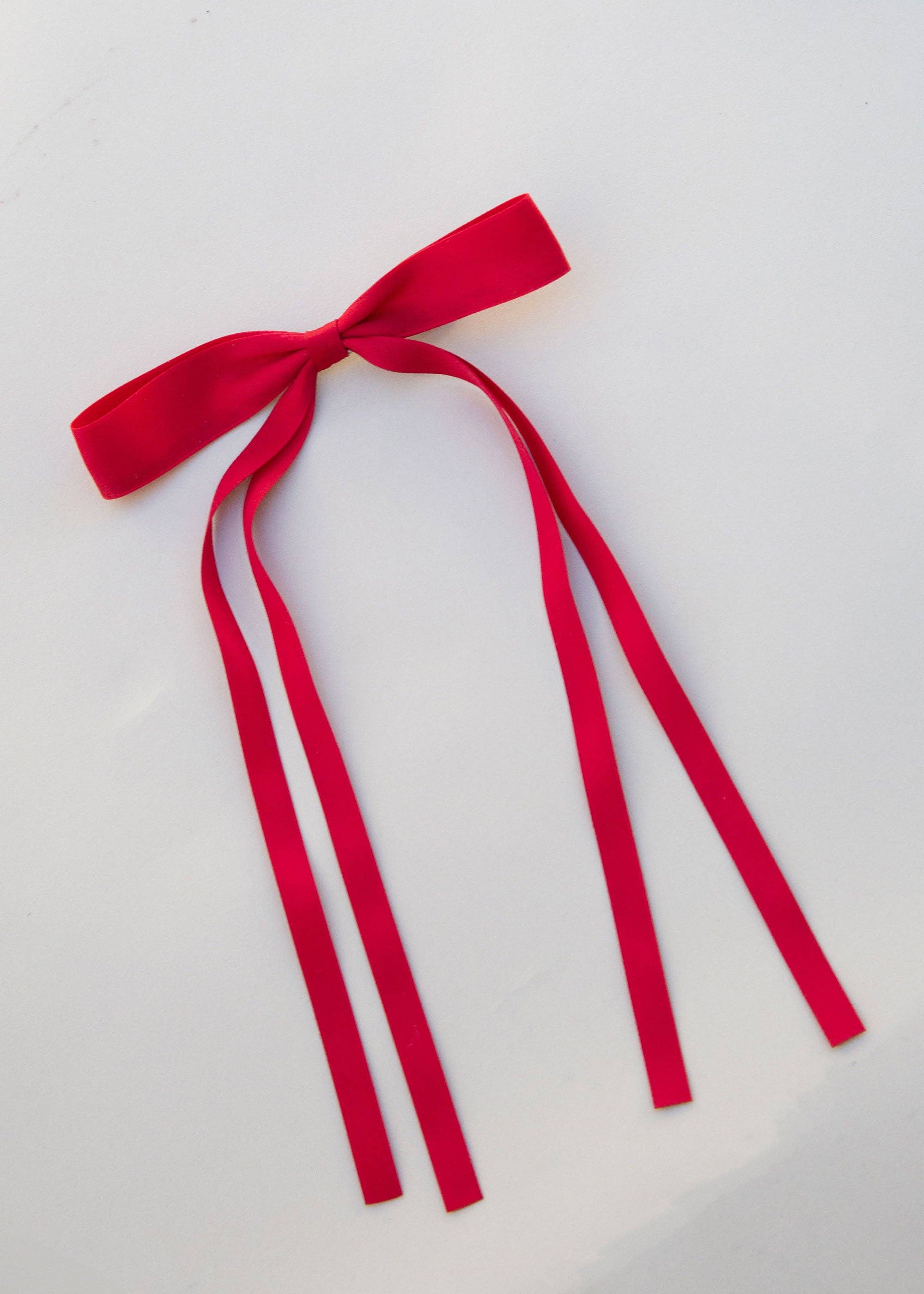 The Girlie Bow Deep Red